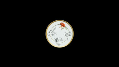 Mamie's Garden Tiger Lily Dinner Plate — Blooming
