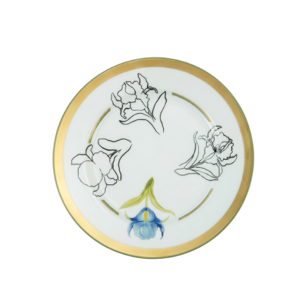 Mamie's Garden Iris Dinner Plate — Blooming