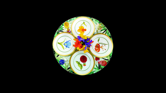 Mamie's Garden Dinner Plate — Set of 4, Classic