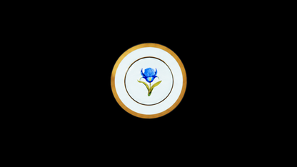 Mamie's Garden Iris Dinner Plate — Classic