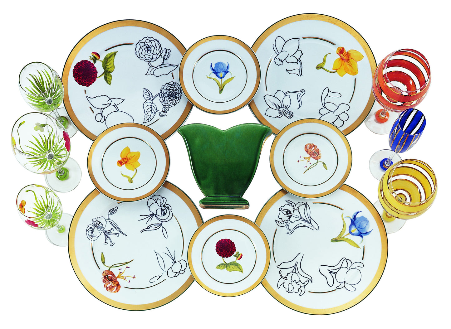 Mamie's Garden Salad/Dessert Plate