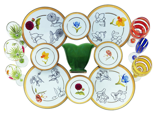 Mamie's Garden Salad/Dessert Plate