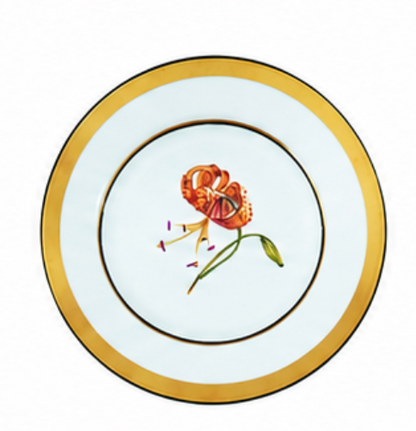 Mamie's Garden Tiger Lily Dinner Plate — Classic