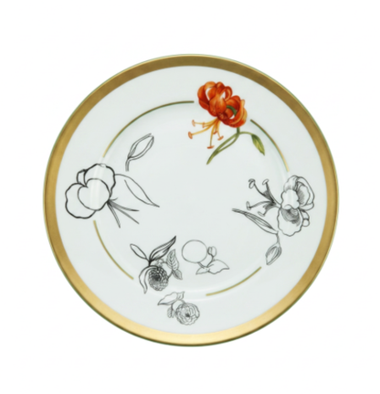 Mamie's Garden Tiger Lily Dinner Plate — Blooming